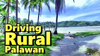 Driving Rural Palawan Philippines Scooter Rental [upl. by Alviani]