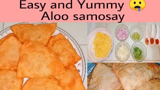 Aloo Samosa recipe Easy and Yummy How to make Easy samosa [upl. by Octavian909]