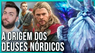 OS PRIMEIROS DEUSES NÓRDICOS E A CRIAÇÃO DOS 9 MUNDOS DA YGGDRASIL 🌳🦅🐿️🐍  DEUSES E DEUSAS 12 [upl. by Gross]