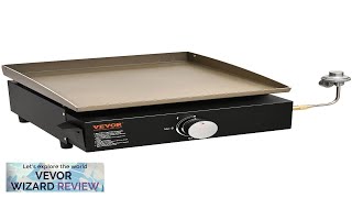 VEVOR Commercial Griddle 169quot Heavy Duty Manual Flat Top Griddle Countertop Gas Review [upl. by Adlesirg161]