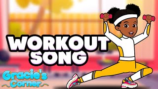 Workout Song  An Original Exercising Song by Gracie’s Corner  Kids Songs  Nursery Rhymes [upl. by Caddric]