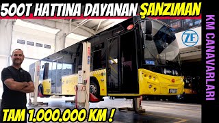 KM CANAVARLARI  Efsane 500T Hattı Otobüsüne 1 Milyon KM Şanzıman Bakımı  ZF Türkiye [upl. by Ahsitniuq914]