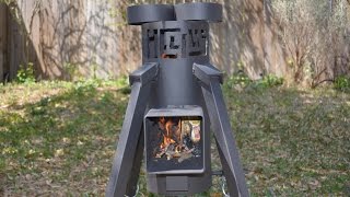 Helius Rocket Stove Review [upl. by Alfreda81]