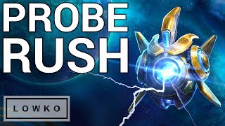 StarCraft 2 The 200 IQ Probe Rush [upl. by Ail]