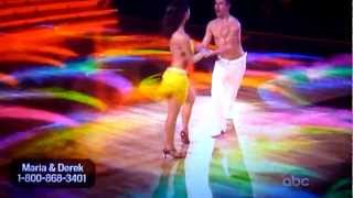 DWTS Derek Hough and Maria Menounos salsa week 5 in HD [upl. by Corie]