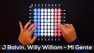 J Balvin Willy William  Mi Gente  Launchpad Pro Cover Remix [upl. by Gilson]