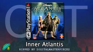 Disneys Atlantis The Lost Empire PS1 Soundtrack  Inner Atlantis Gamerip [upl. by Mikol576]