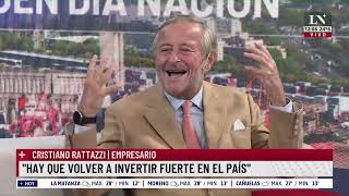 Cristiano Rattazzi quotMilei es una persona con impecable visión económicaquot [upl. by Elleynod]