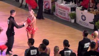 Brno Open 2012  Miha Vodicar  Nadiya Bychkova  chacha [upl. by Musihc847]