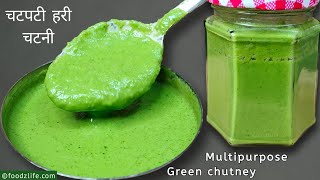 दही भल्ला चाट समोसा गोलगप्पे के लिए परफेक्ट हरी चटनी  Green coriander chautney  Hari chatni [upl. by Gavrilla]