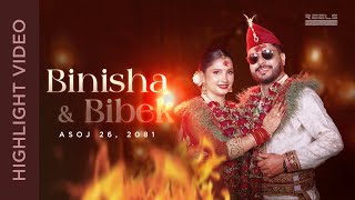 Wedding Memories  BIBEK amp BINISHA  Cinematic Nepali Wedding Highlights Video 4K [upl. by Kenzi]