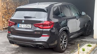 2020 BMW X3 M40i Stock Exhaust Sound Cold Start and Revs [upl. by Ydualc792]