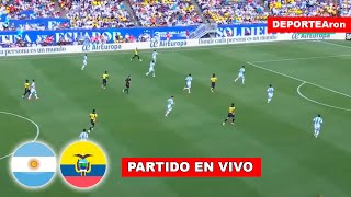 ARGENTINA 11 42 ECUADOR REACCIÓN EN VIVO  COPA AMÉRICA 2024 CUARTOS DE FINAL [upl. by Edualcnaej300]