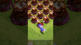 2x Azure Dragon Vs All Max Wizard Tower  Fearlessmancoc clashofclans clash coc cocshorts [upl. by Refinnaj]