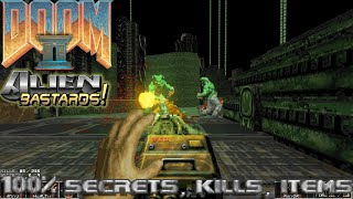 Doom 2 Alien Bastards DBP13  longplay UV 100 all secrets kills and items [upl. by Inar411]