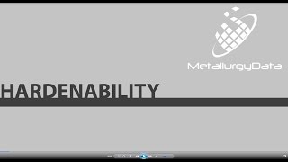 Hardenability – Steel – Snippet from ‘Steel Metallurgy’ [upl. by Mw]