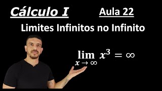 CÁLCULO I Limites Infinitos no Infinito Noção intuitiva e resolução de exercícios [upl. by Imoyik909]