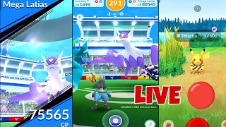 Special Raid For Mega Latias And Latios 🔴 LIVE Pokémon Go [upl. by Pirri]