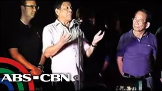 Bandila PoeEscudero DuterteCayetano in Visayas to meet voters [upl. by Adnawed165]