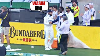 Virat Kohli did this heart winning gesture for Wasim Akram when Everyone Ignored Him after Match [upl. by Ronile214]