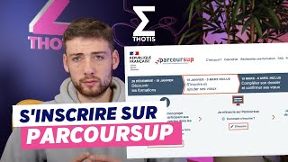 Sinscrire sur Parcoursup en 2023 INE Dossier  Thotis [upl. by Avelin1]