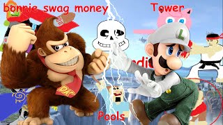 bonnie swag money Donkey Kong Mii Gunner vs Tower Luigi  Dundee Fundies 90 Pools [upl. by Schmidt]