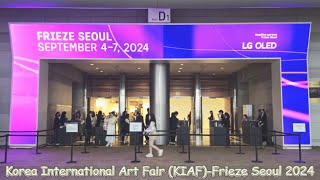 Korea International Art Fair KIAFFrieze Seoul 2024 [upl. by Eiveneg]