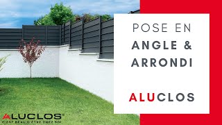 Pose en angle amp en arrondi ALUCLOS [upl. by Anaerol]