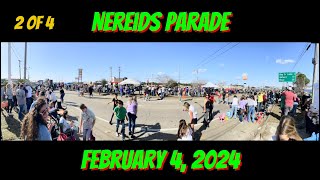 2 of 4 Mardi Gras Nereids Parade Bay St Louis MS 020424 [upl. by Kcod713]