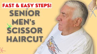 SENIOR MEN HAIRCUT AT HOME [upl. by Akeit]