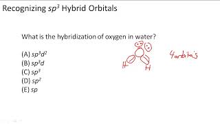 Recognizing sp3 Hybrid Orbitals [upl. by Ateikan]