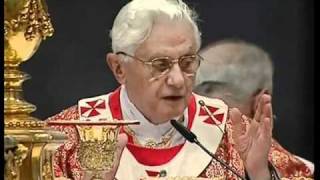 Prefazio Solenne del Pentecoste cantato da Benedetto XVI [upl. by Bobina]