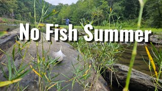 2 days kayaking RD Bailey Lake in WV No luck fishing [upl. by Mendez]