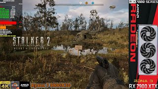 STALKER 2 Epic Settings FSR 3 Native  FG 4K  RX 7900 XTX  R7 9800X3D 55GHz [upl. by Fernanda174]