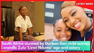 South Africa stunned by Durban Gen child actress Lwandle Zulu ‘Lizwi Ndumo’ age and salary [upl. by Scharaga]