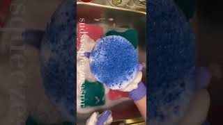 more suds 💕 oddlysatisfying relax satisfyingspongesqueezing asmr [upl. by Binah]