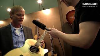 NAMM 2018 Taylor Akustikgitarren mit neuem VClass Bracing [upl. by Nosral]