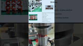 850 inductor winding machine enameled copper flat rectangular wire coiling winding forming machine [upl. by Rabbaj915]