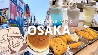 【vlog】大阪で名物グルメや観光スポットを楽しむ🍽 [upl. by Asela]