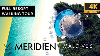 Le Meridien MALDIVES 🌊🌴 True PARADISE  FULL ISLAND TOUR 4K  Lhaviyani Atoll Hotel Vlog [upl. by Kasevich]