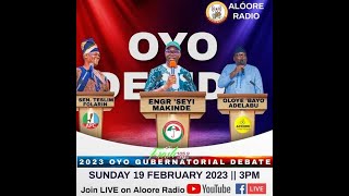 OyoDecides 2023 Oyo State Gubernatorial Debate [upl. by Emilee]