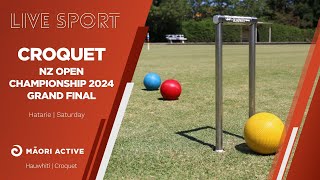 Croquet  2024 NZ Open Grand Final [upl. by Vento800]