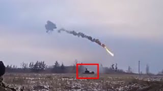 Ukrainian Gepard Shoot Down Crusie Missile [upl. by Tiphane]