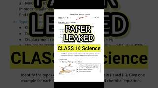 Class 10 Science Paper Leaked Preboard Exam  Science Class 10 Paper Preboard paper Leaked  Exphub [upl. by Ylnevaeh]