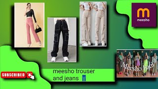 Jeans And Trouser From Meesho💕affordable prices 😱 [upl. by Shelagh]