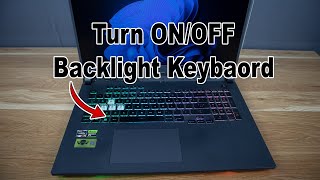 How to Turn ON or OFF Backlight Keyboard on ASUS Rog Stix Gaming Laptop [upl. by Eriha865]