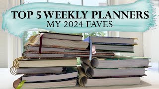 TOP 5 WEEKLY PLANNERS  2024 [upl. by Alonzo788]