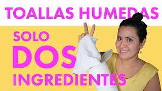 Cómo Hacer Toallas Húmedas DESINFECTANTES Reusables SOLO 2 INGREDIENTES [upl. by Ulberto596]