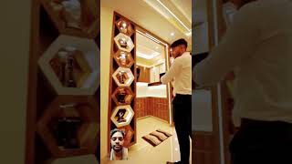 2 BHK luxury flat full interior design  kitchen homedecor shorts viralshort [upl. by Dunlavy647]