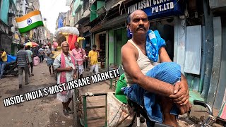 Craziest Market In Kolkata India 🇮🇳 [upl. by Akinak]